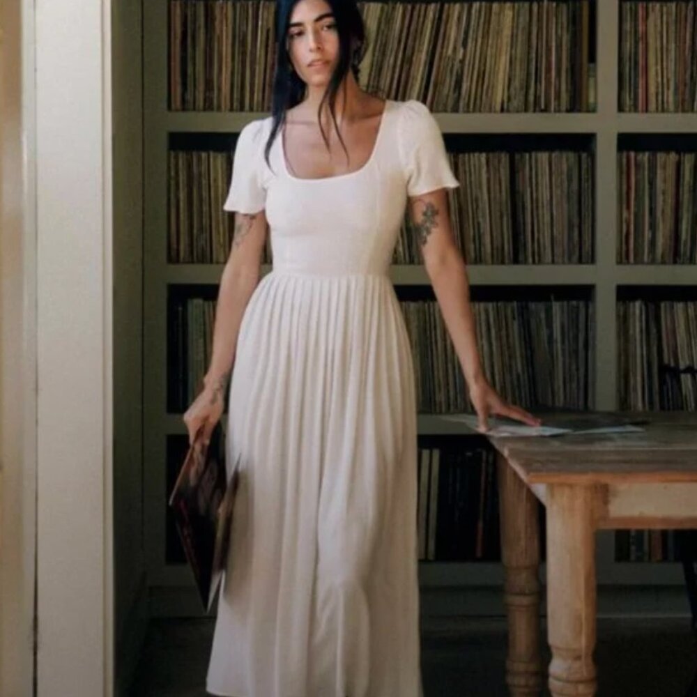 Christy Dawn Off-White Scarlet Dress